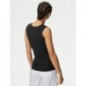 M&S Collection
Ribbed Crew Neck Knitted Vest Black