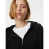 Pure Cashmere Knitted Relaxed Hoodie Black