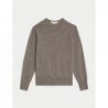 Pure Cashmere Crew Neck Cardigan Mole