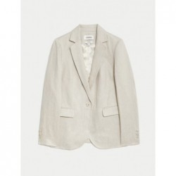 Pure Linen Relaxed Blazer