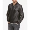 Men's Summit Leather Bomber Jacket