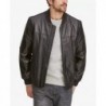 Men's Summit Leather Bomber Jacket