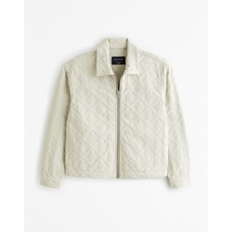 Cotton Lightweight Zip-Up Trucker Jacket