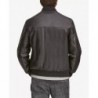 Men's Summit Leather Bomber Jacket