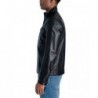 Men's Perforated Faux Leather Hipster Jacket, Created for Macy's