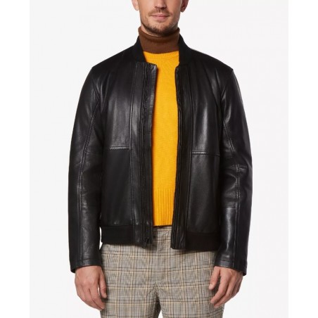 Men's MacNeil Smooth Leather Bomber Jacket