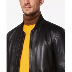 Men's MacNeil Smooth Leather Bomber Jacket