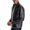 Men's Perforated Faux Leather Moto Jacket, Created for Macy's