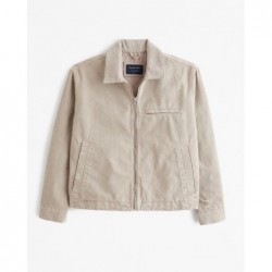 Cropped Zip Workwear Jacket