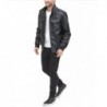 Men's Sherpa Lined Faux Leather Aviator Bomber