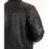 Men's Vintage Two-Tone Leather Café Racer Jacket